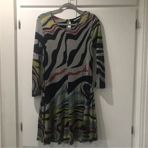 Desigual Multicolor Abstract Dress